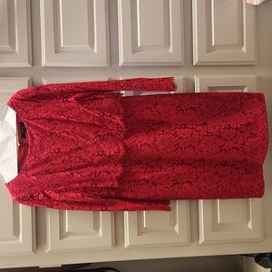 Red Lace Dress